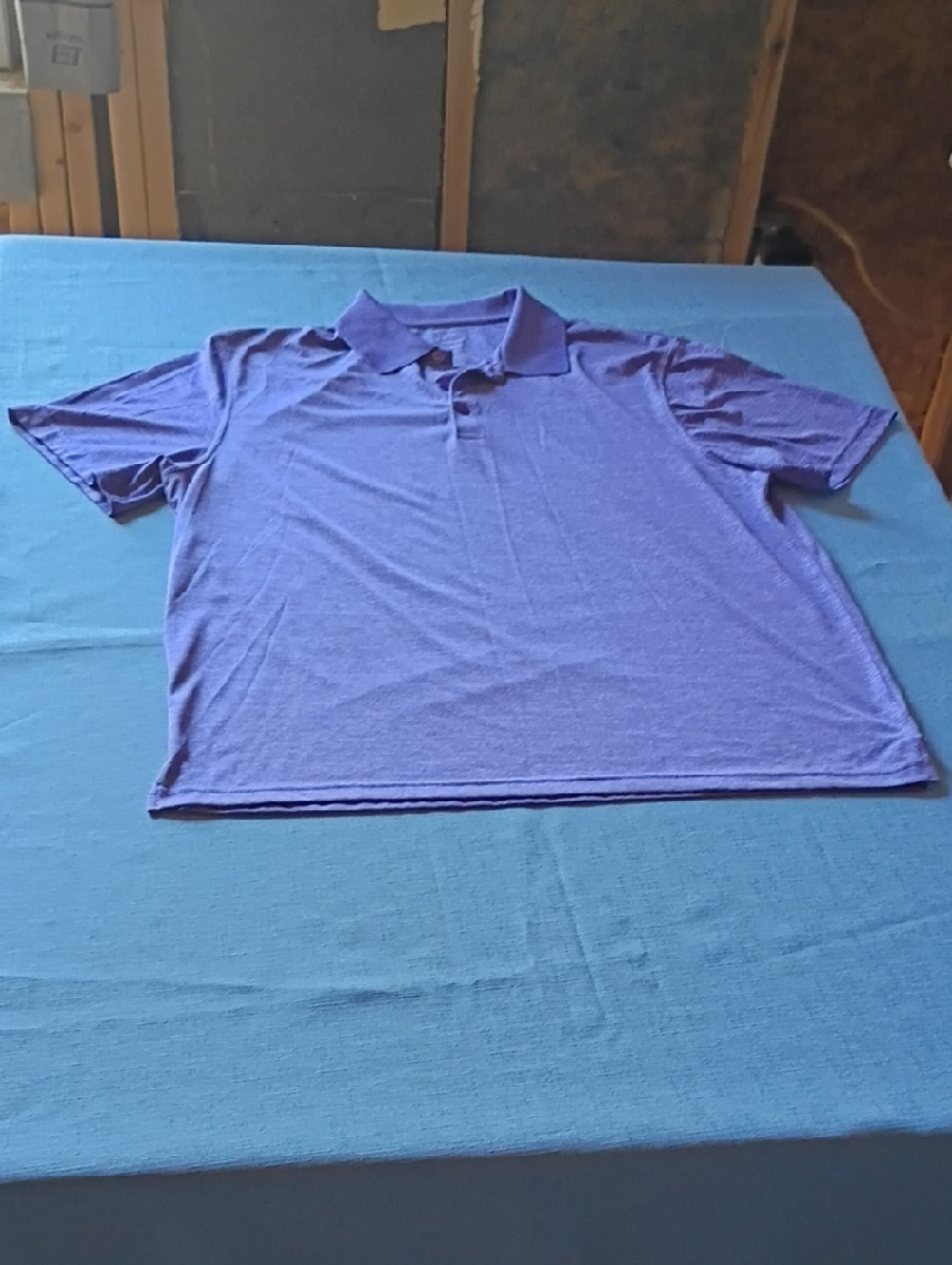 Haggar Purple Men's Short-Sleeve Polo